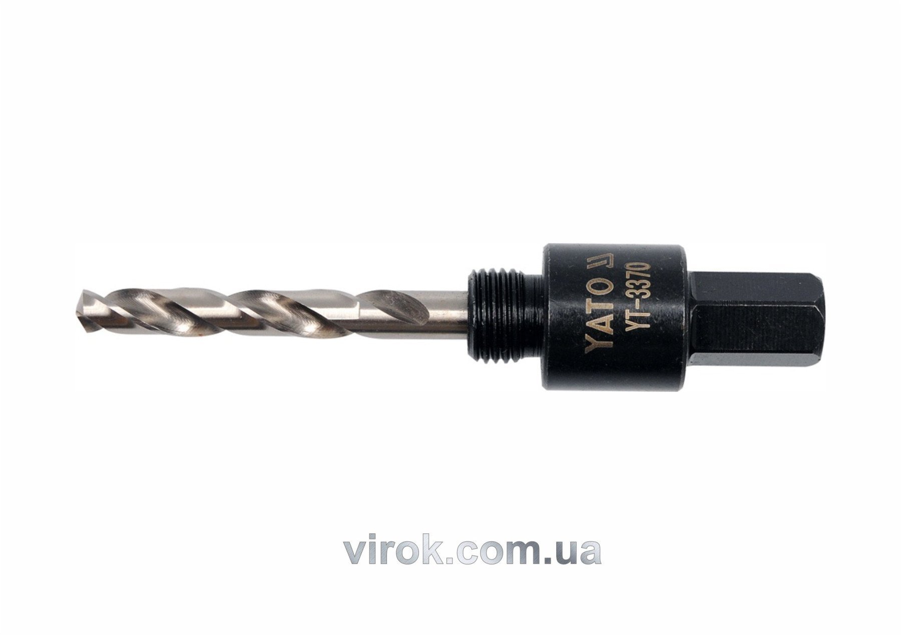 YATO Тримач зі свердлом YATO : HEX, Ø= 1/2", для кільцевих пил Ø=14-30 мм  | YT-3370