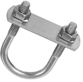 1 ½" Болт U образний  8х 80 Ø 48,3 мм