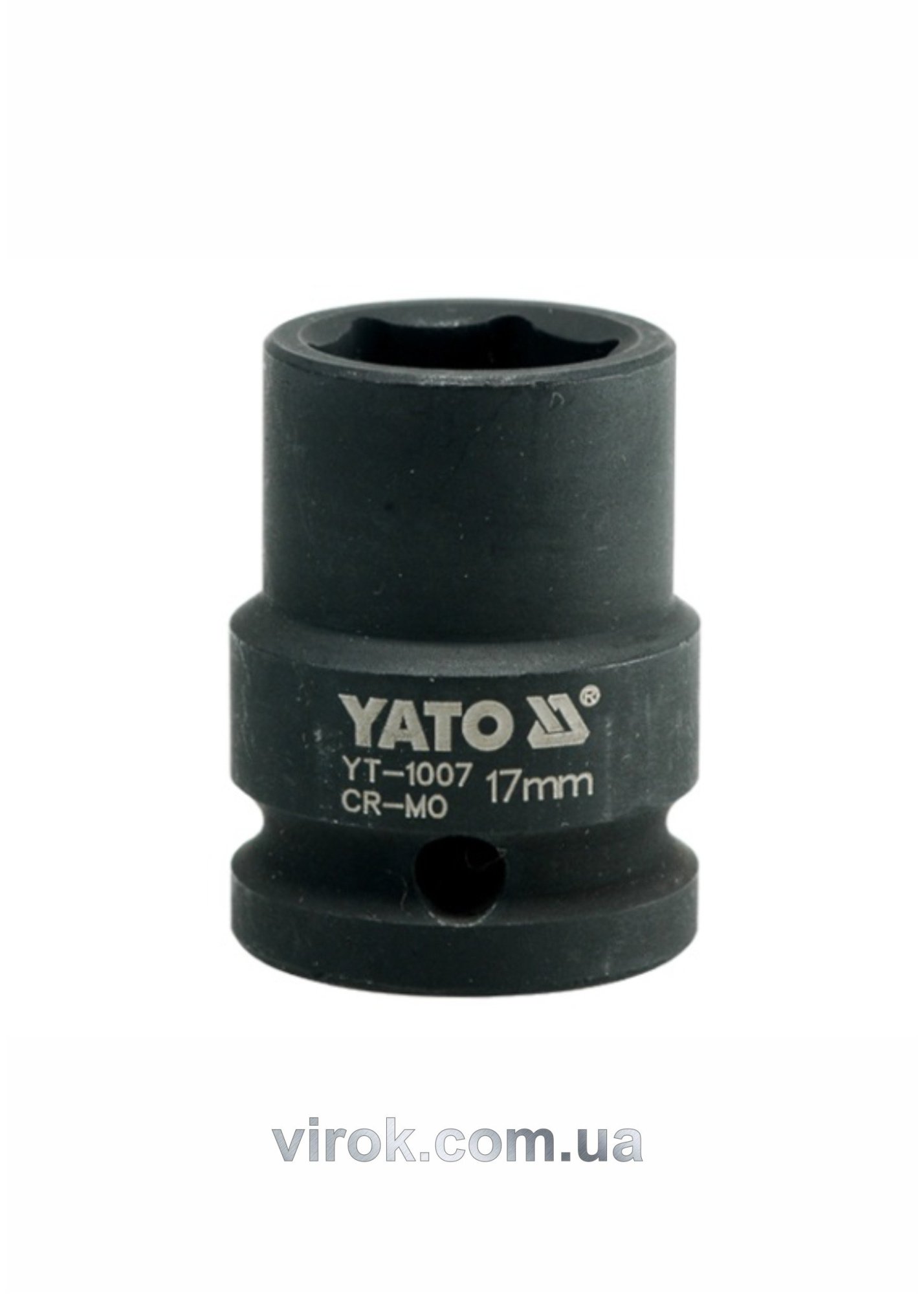 YATO Головка торцева ударна 6-гранна YATO : квадрат 1/2", М= 17 мм, L= 39 мм  | YT-1007