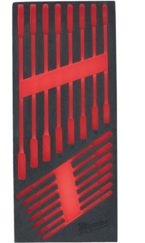 MILWAUKEE Ложемент для ключів рожково-накидних MAX BITE (на 15шт.), №2 | 4932493666