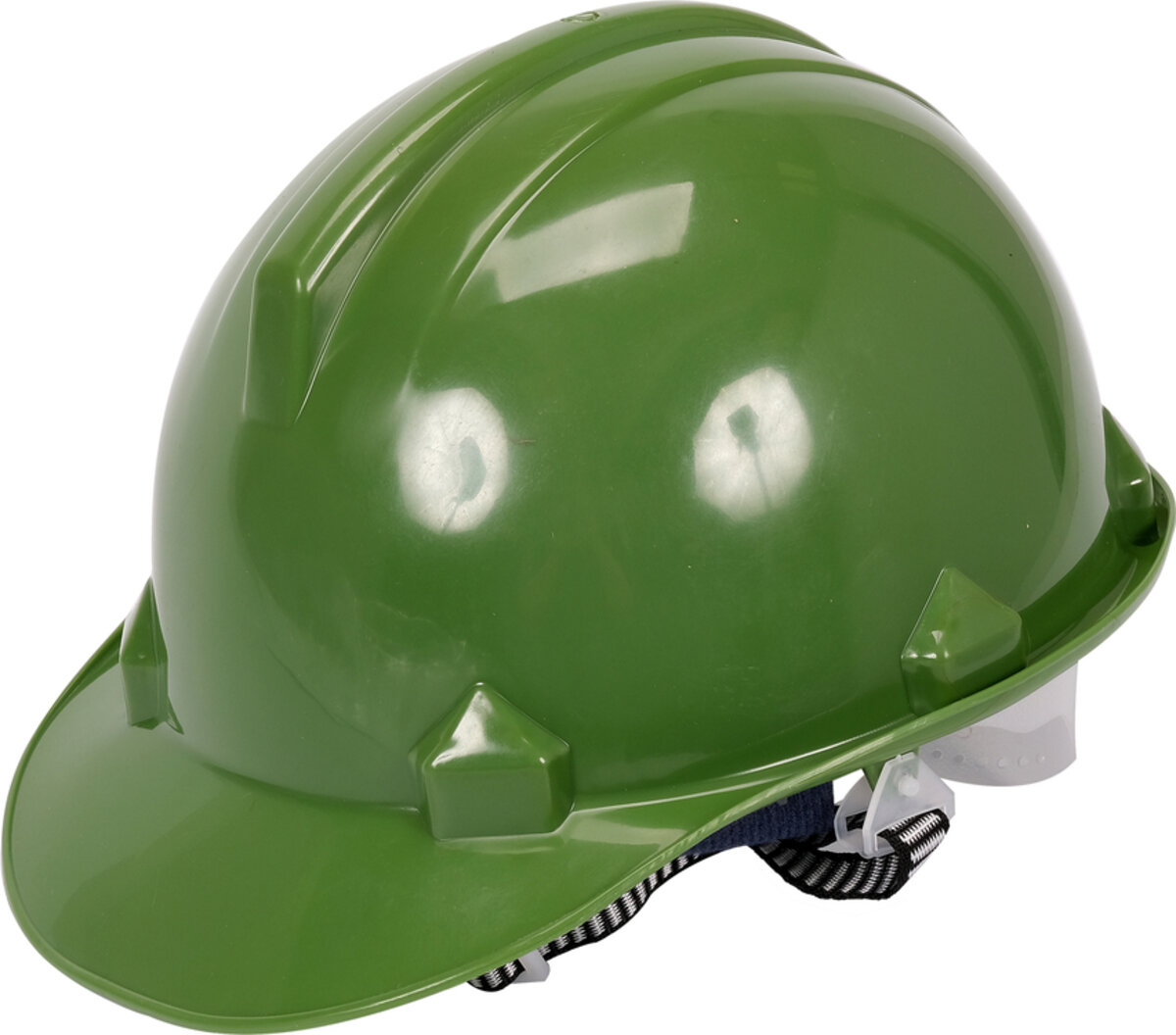 VOREL Каска для захисту голови зелена з матеріалу HDPE  | 74176