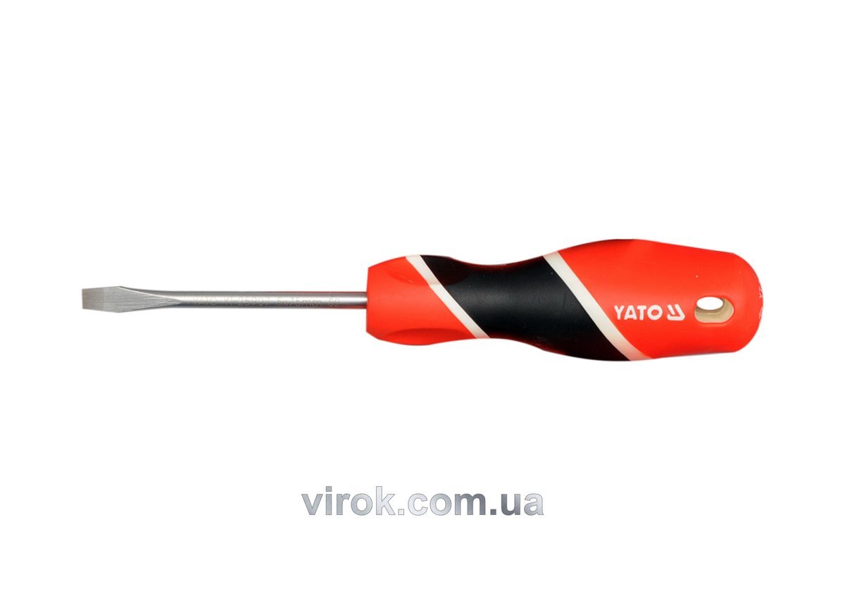 YATO Викрутка плоска YATO : шліц SL5 х 75 мм  | YT-25907