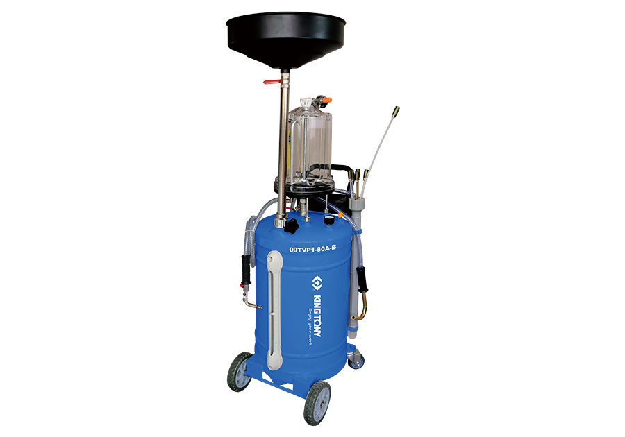 KING TONY Установка для вакуумного отбора масла 80 литров бак с предкамерой | 9TVP1-80A-B