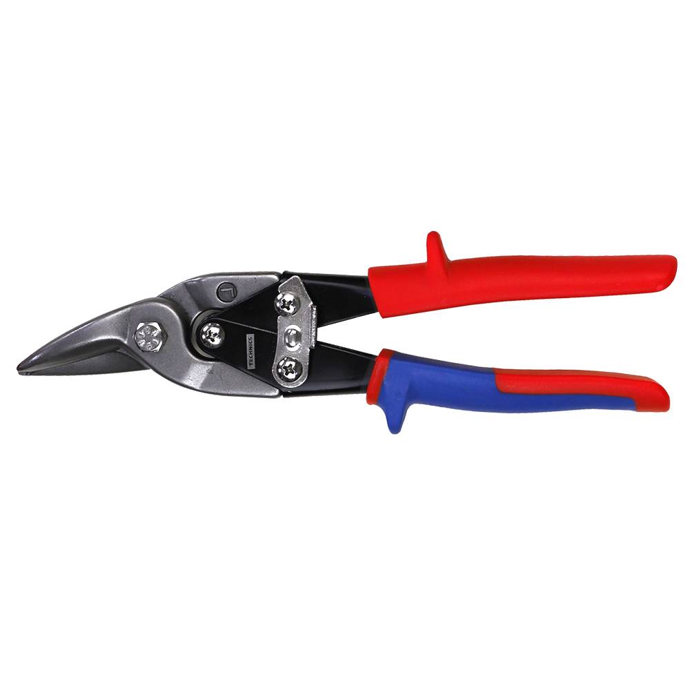 Ножиці по металу з прямим різом, Cr-V, 250мм, Master Technics | 45-022