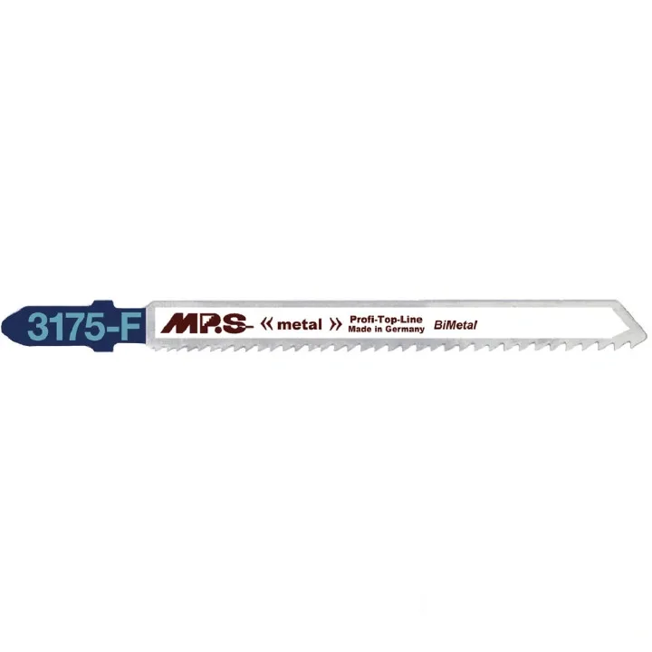 Полотно для лобзиковых пил MPS ( МПС ) T123XF 75/100х8х1.0 мм. 10-20 зуб/дюйм