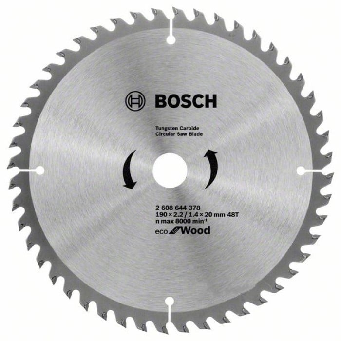 Пиляльний диск Bosch Optiline Wood ECO (190х20/16х48Т) (2608644378)