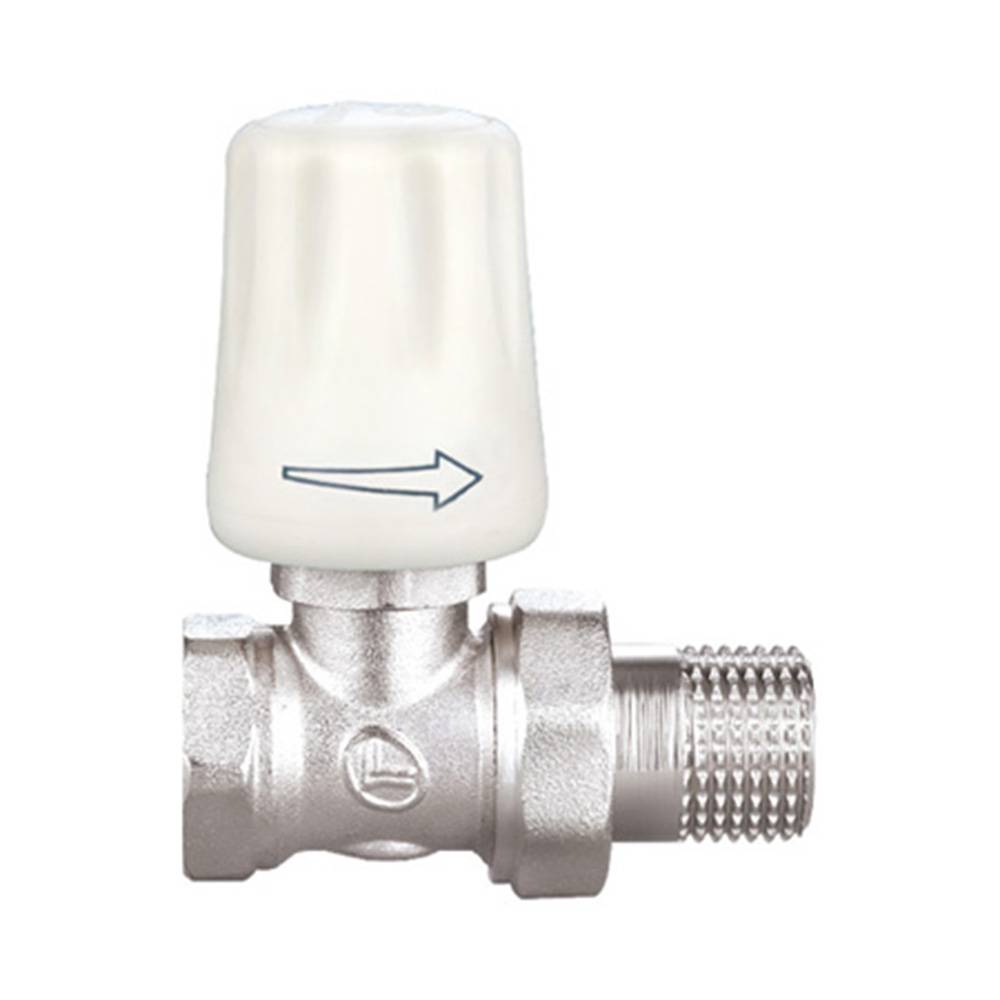 Кран латунний вентильний для підключення радіаторів прямий 3/4 Double-lin | 78-118