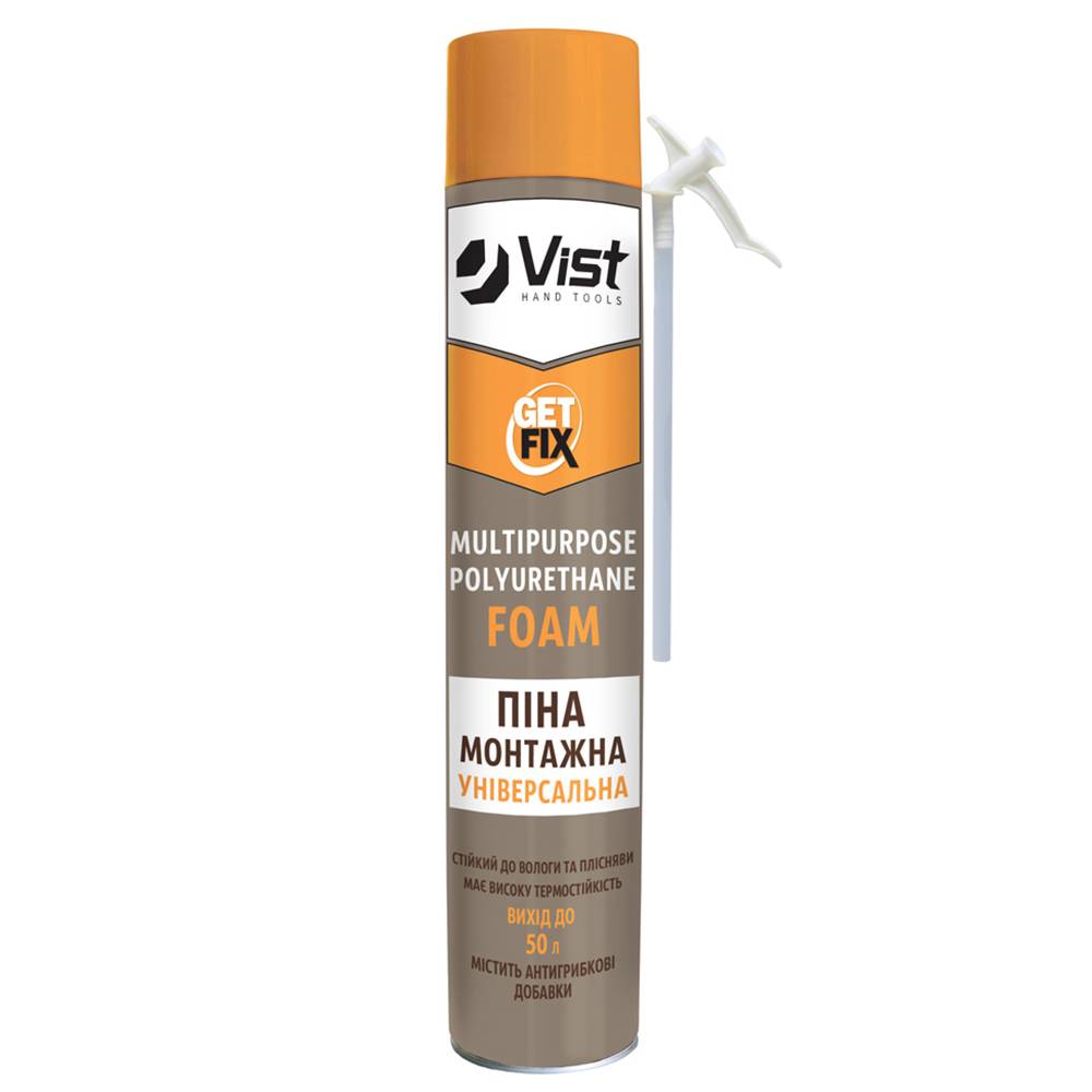 Піна монтажна універсальна, 750 мл, 50л Getfix | 12-464