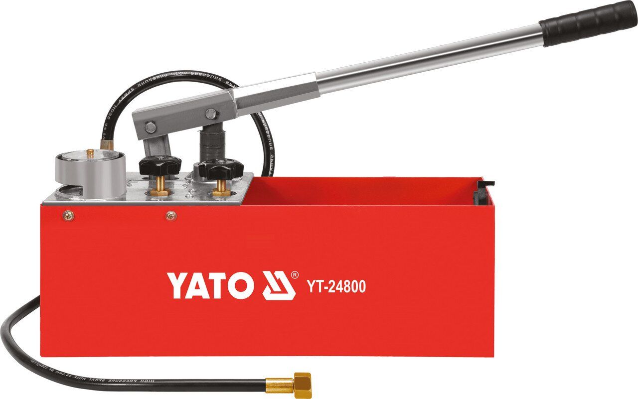 YATO Компресор ручний для контролю щільності трубних систем YATO : тиск- 5 МПа, ємність- 12 л  | YT-