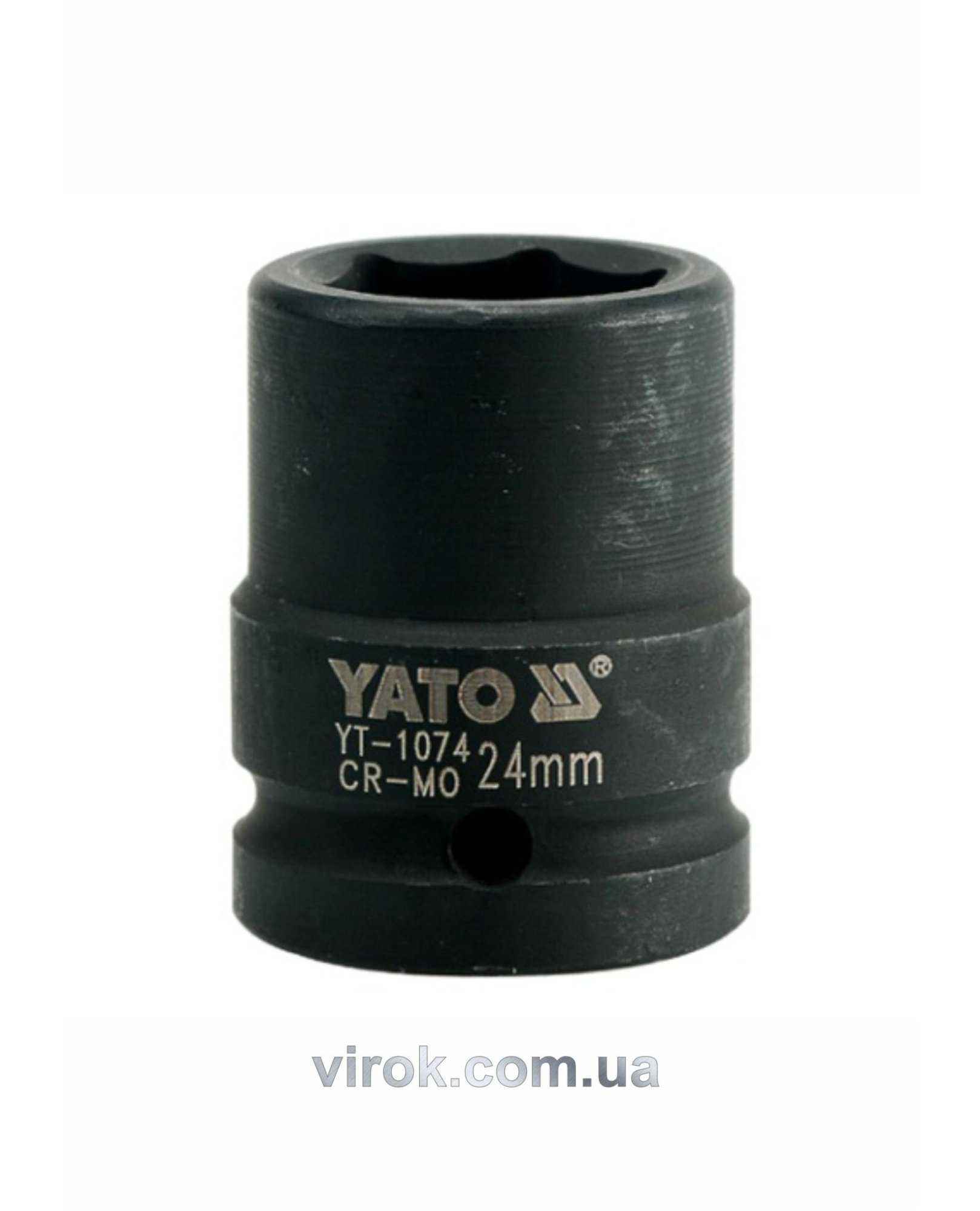 YATO Головка торцева ударна 6-гранна YATO : квадрат 3/4", М= 24 мм, L= 50 мм  | YT-1074