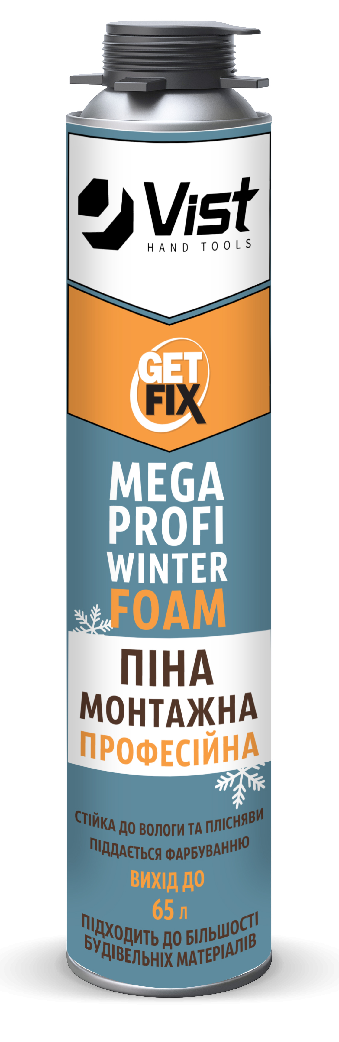 12-478 Піна монтажна Profi Mega Winter, 850 мл, 65л | Getfix