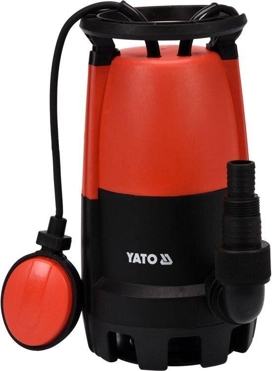 YATO Насос для брудної води мережевий YATO: 400 Вт, 11000 л/год, макс.висота- 5.8 м, макс.глибина-7 