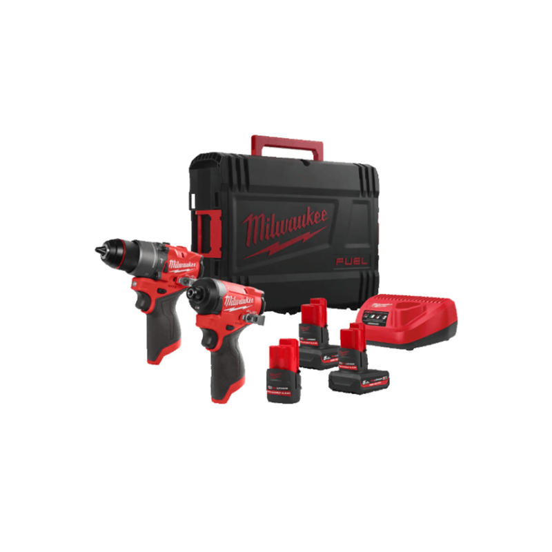 MILWAUKEE Набор аккумуляторных инструментов M12FPP2A2-5253X, 4933492513 | 4933492513