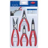KNIPEX Комплект щипцов для стопорных колец 00 20 03 V02 4 предмета | 00 20 03 V02