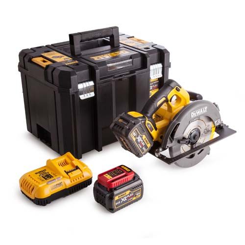 Пила дисковая аккумуляторная XR FLEXVOLT DeWALT DCS575T2