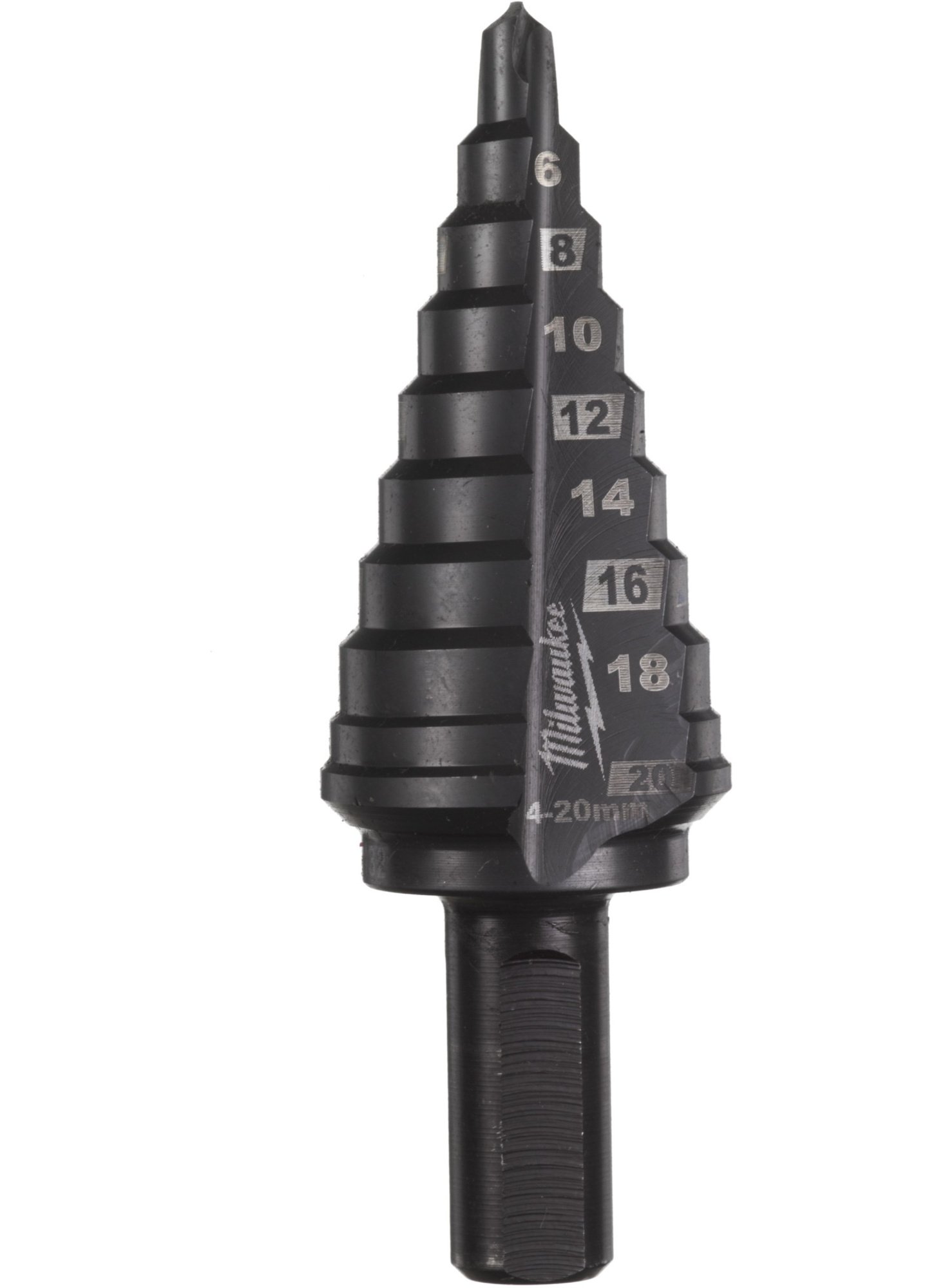 MILWAUKEE ACC Сверло ступенчатое кобальтовое AlCrN 4-20 мм (10 ступеней) | 48899372