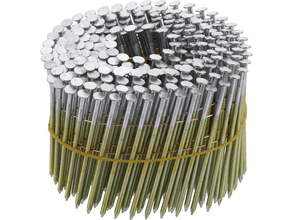 Цвяхи барабанні до пневматичного пістолета YT-09214 VOREL: L=80мм, Ø=2.8мм, кут 15-16˚, 3000шт [1]