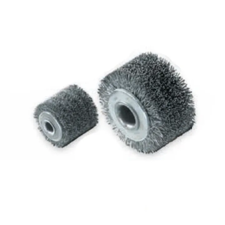 Щетка для удаления изоляции 40х25х10 мм, Стальная гофрированная проволока 0.20 мм LESSMANN