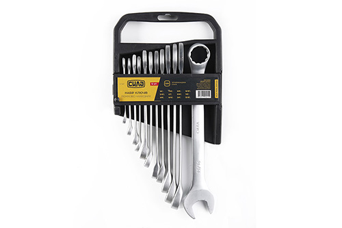 Набор ключей рожково - накидных CrV 1/4", 5/16", 3/8", 7/16", 1/2", 9/16", 5/8", 11/16", 3/4", 13/16