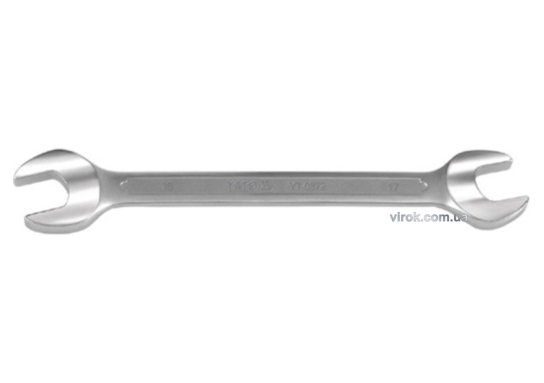 YATO Ключ ріжковий YATO : CrV, М= 17х19 мм, l=220 мм  | YT-0334