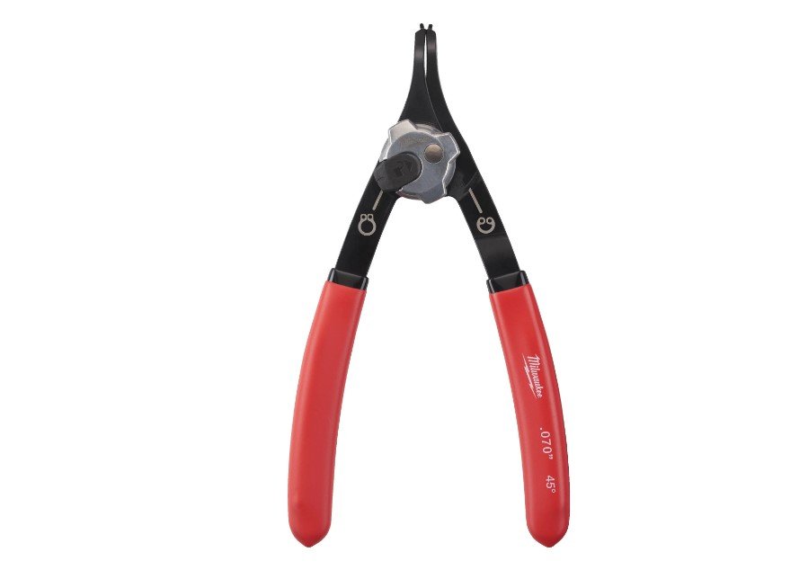 MILWAUKEE Знімач стопорних кілець 45гр., 1,8мм, (стискання/розжим) | 4932492494