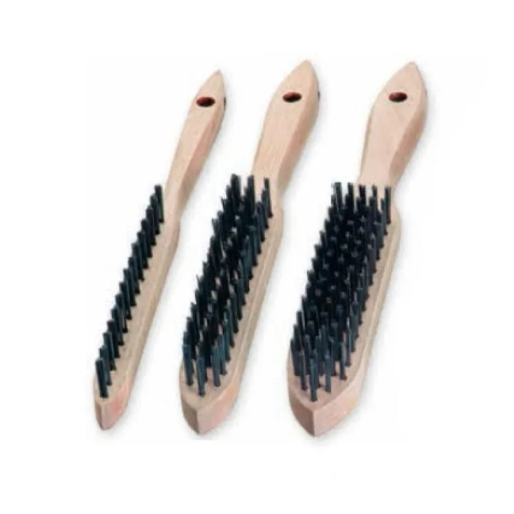 Щетка ручная 290х140 мм, стальная проволока 0.35 мм, 2-рядная LESSMANN