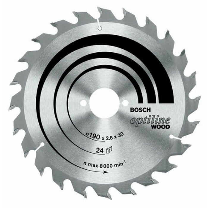 Пиляльний диск Bosch Optiline Wood (190х30х60Т) (2608641188)