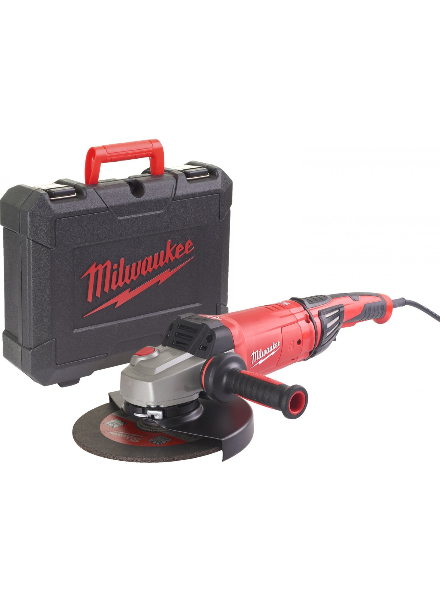 MILWAUKEE Шліфмашина кутова, AGVKB 24-230 EKX DMS KIT, 2400Вт, Ø230мм | 4933471465