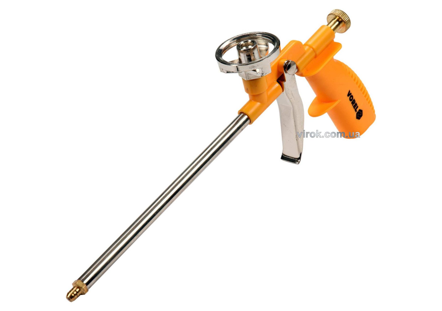 VOREL Пістолет для нанесення монтажної піни з аплікатором, L= 300 мм  | 09174
