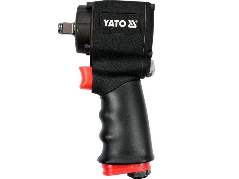 YATO Гайковерт ударний пневматичний YATO : квадрат 1/2", F=678 Nm, роб. тиск- 6,3 Bar при 100 л/хв  