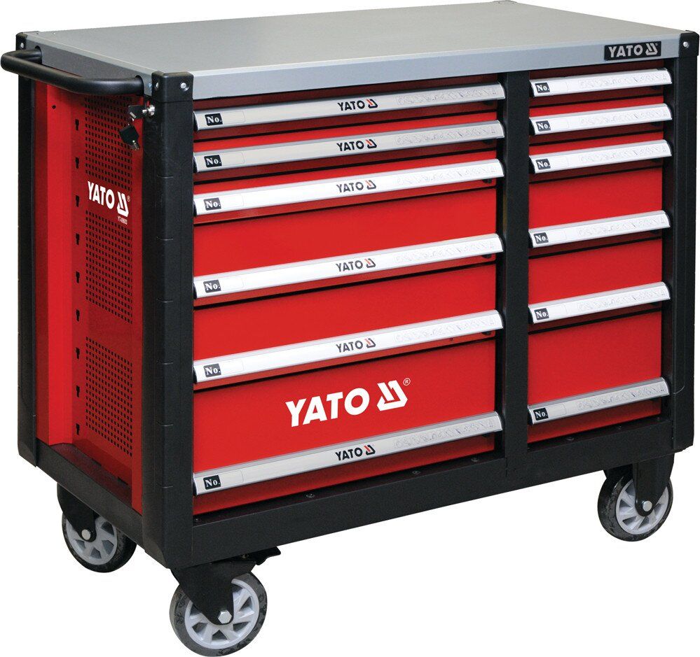 YATO Шафа-візок для інструментів YATO з 12 шуфлядами, 1000 x 1130 x 570 мм  | YT-09003