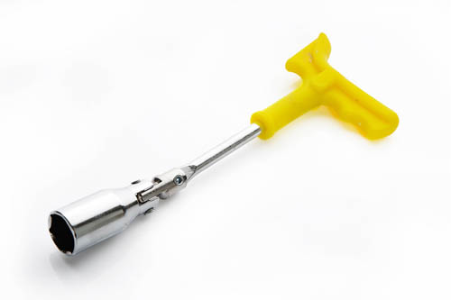 Ключ свечной 21x250мм (профессиональный с усиленной ручкой) СИЛА