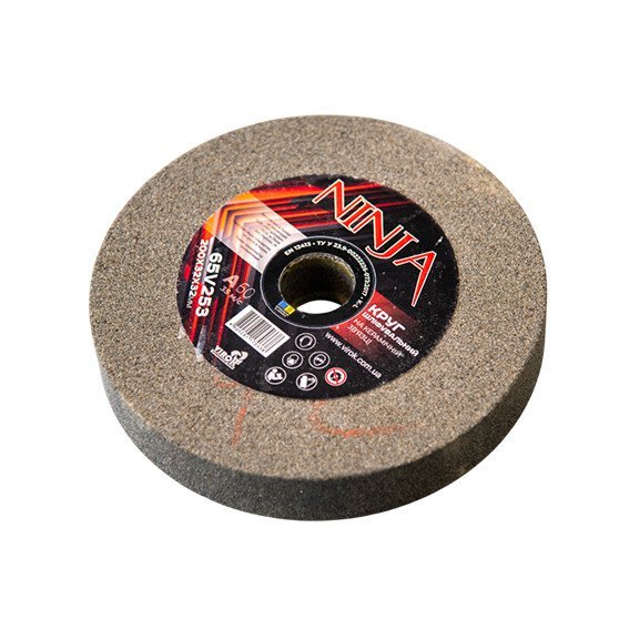 Круг для точила на керамічній зв'язці  NINJA 200х32х32 мм F60 ТМ VIROK, твердість L