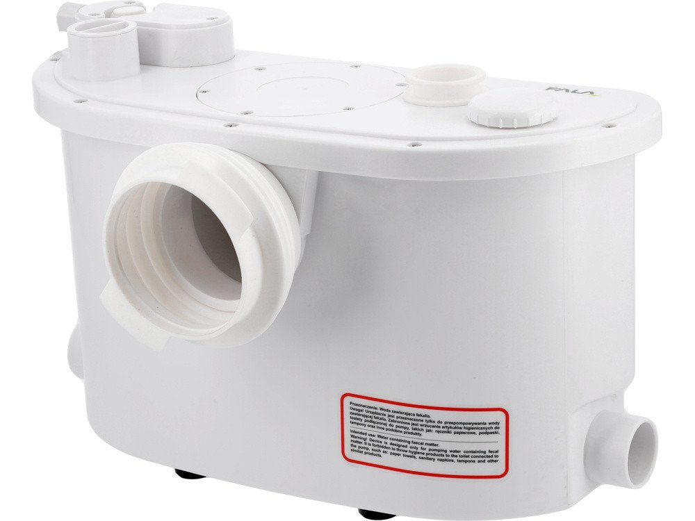 Помпа фекальна до унітазу від мережі 230В FALA : P= 400 Вт, з подрібнювачем, на висоту 6 м, 100 л/хв