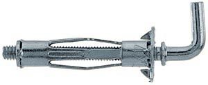 Дюбель MOLLY с крючком L 5х52 для основы толщиной от3 до 16 мм
