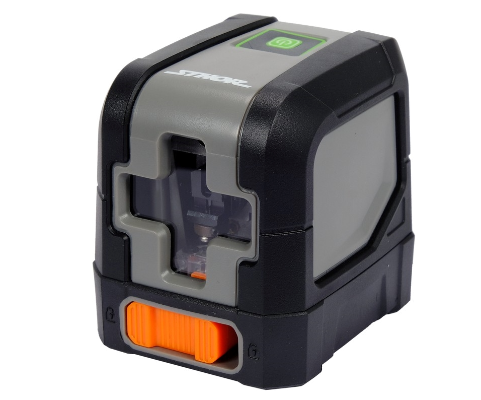 STHOR Нівелір лазерний з зеленими гориз./вертик. променями:, точність- ± 3 мм/ 10 м  | 18002