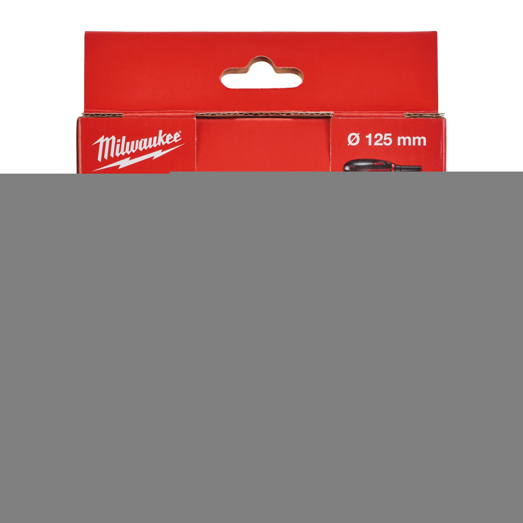 MILWAUKEE Підошва шліфувальна , для ROS125м, Ø125мм, 8 отв. | 4932430091
