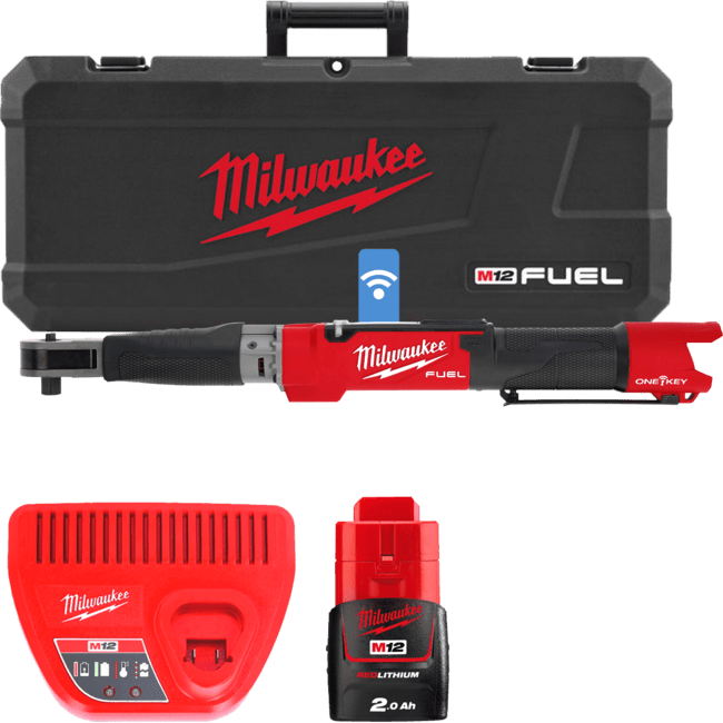 MILWAUKEE Ключ динамометрический электронный 3/8'' (13.6 - 135.6 Нм) M12 ONEFTR38-201C FUEL | 493346