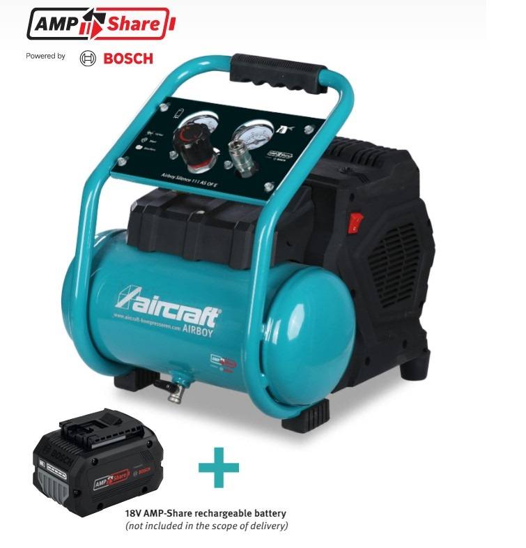 Компресор повітряний акумуляторний AIRBOY SILENCE 111 AS OF E SN: 2025020455, 2025020456, 2025020457