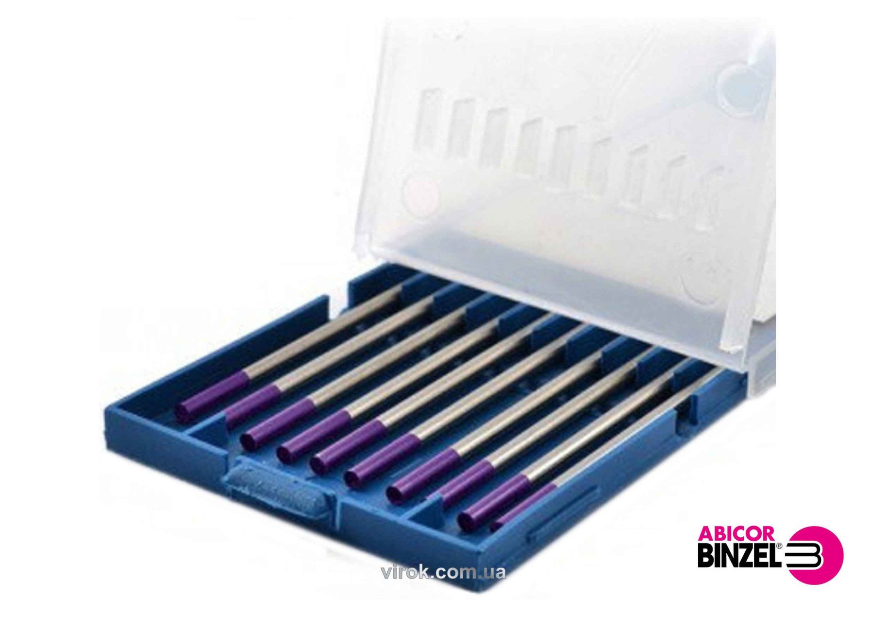 ABICOR BINZEL Електрод вольфрамовий E3 : Ø2.0 x 175 мм, AC/DC | 700,0307