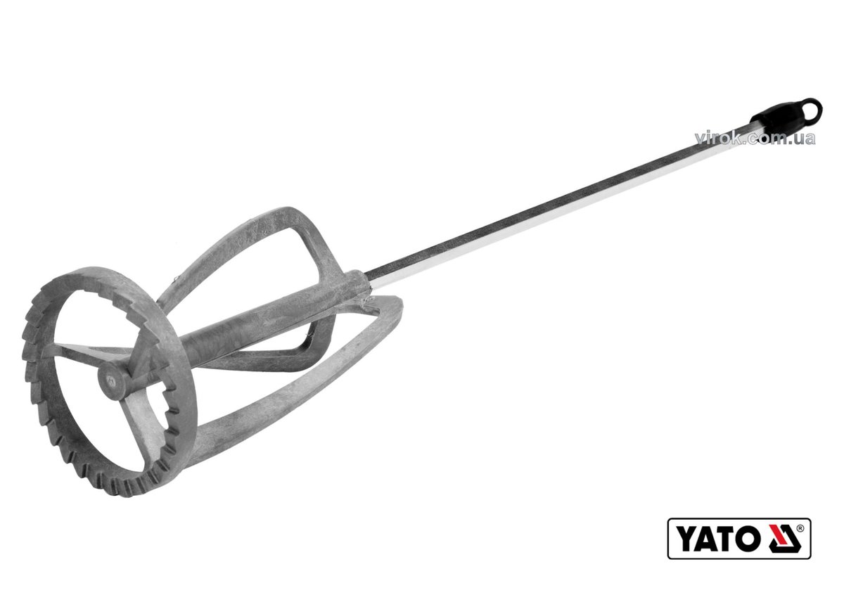 YATO Міксер для фарби та клею оцинкований YATO : Ø100 x 500 мм, HEX, max 10-20 кг  | YT-54952