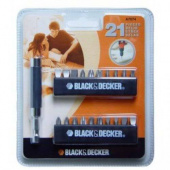 Black&Decker A7074 Набор 21 предмет биты, магнитный держатель