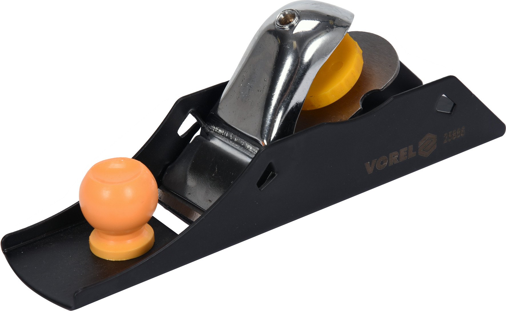 VOREL Рубанок столярний : L=200 мм, ніж- 42/1.6 мм, HRC 50-55, 65Mn, металевий корпус  | 25886