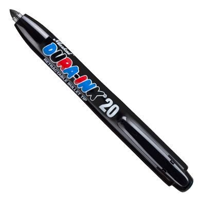 Несмываемый автоматический маркер Markal Dura-Ink 20 черный 96575