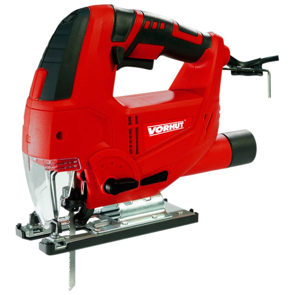Лобзик електричний VJS80, 800Вт, лита основа, лазер та підсвітка Vorhut | 34-089