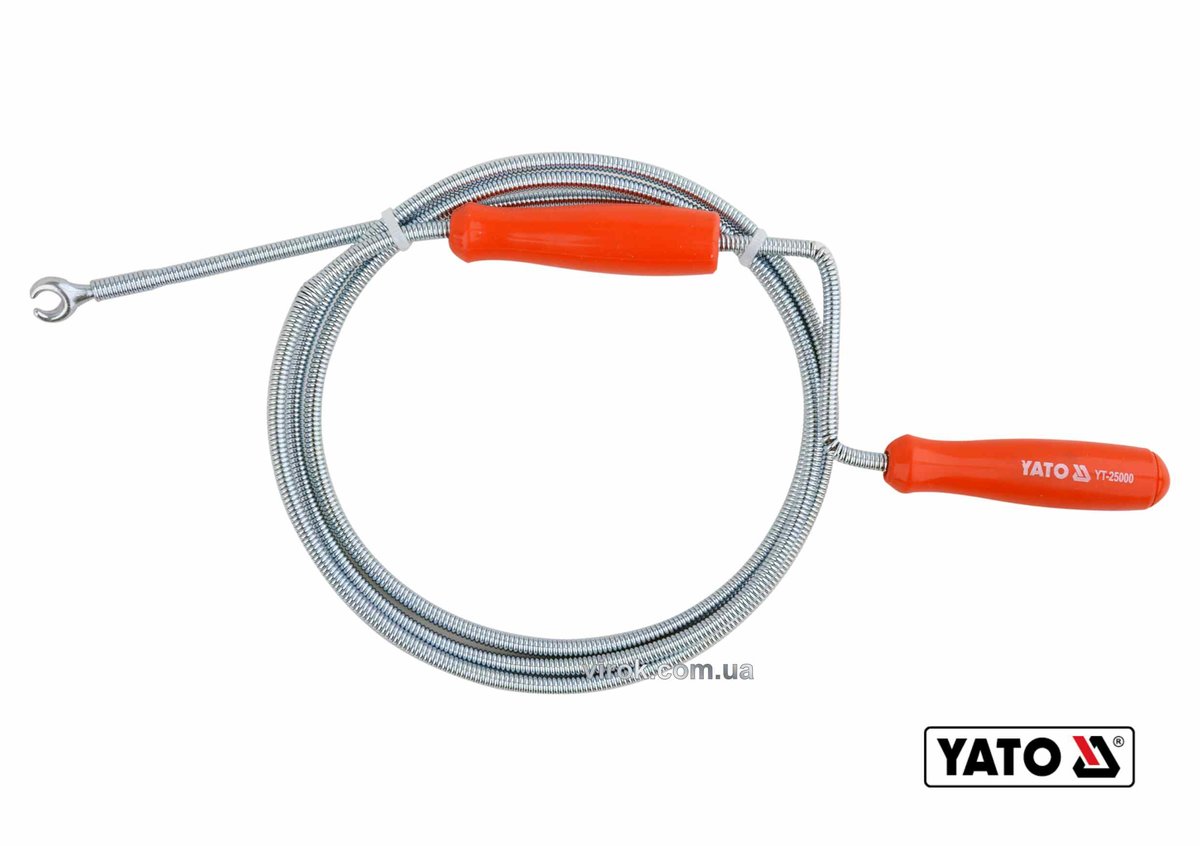 YATO Трос для очищення каналізаційних труб YATO : Ø= 5 мм, l= 1.5 м  | YT-25000
