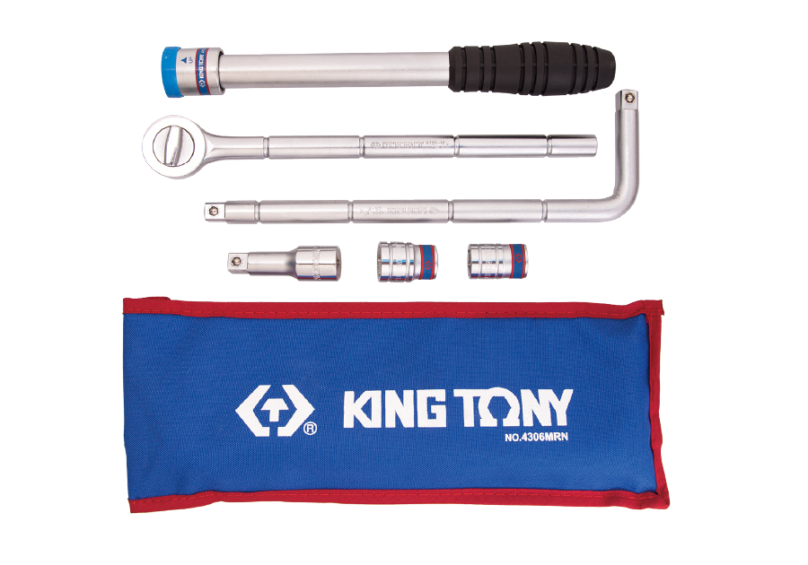 KING TONY Ключи с храповым механизмом 4306MRN 17,19 мм | 4306MRN