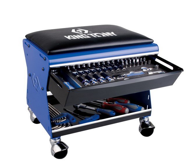 KING TONY Стул для слесаря (без инструментов) 87452A-B | 87452A-B