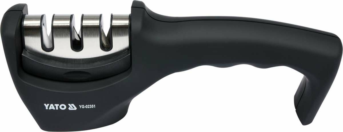 YATO Точильний пристрій для гостріння ножів, ручний , 3 в 1  | YG-02351
