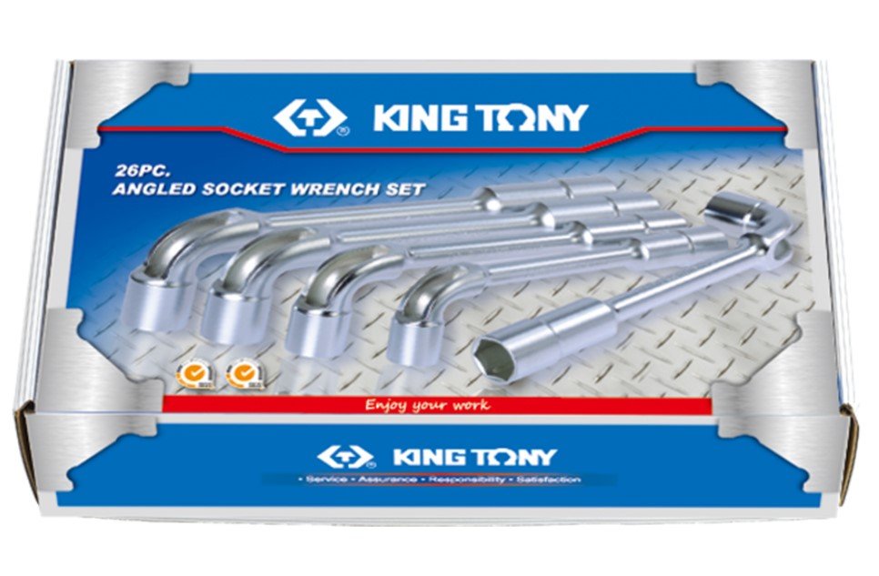 KING TONY Набор ключей Г-образный 26шт. (06-32 мм) | 1826MR